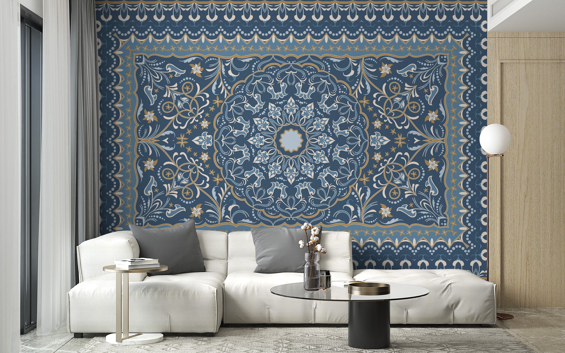 Persian Carpet Wallpaper Mural - Giffywalls