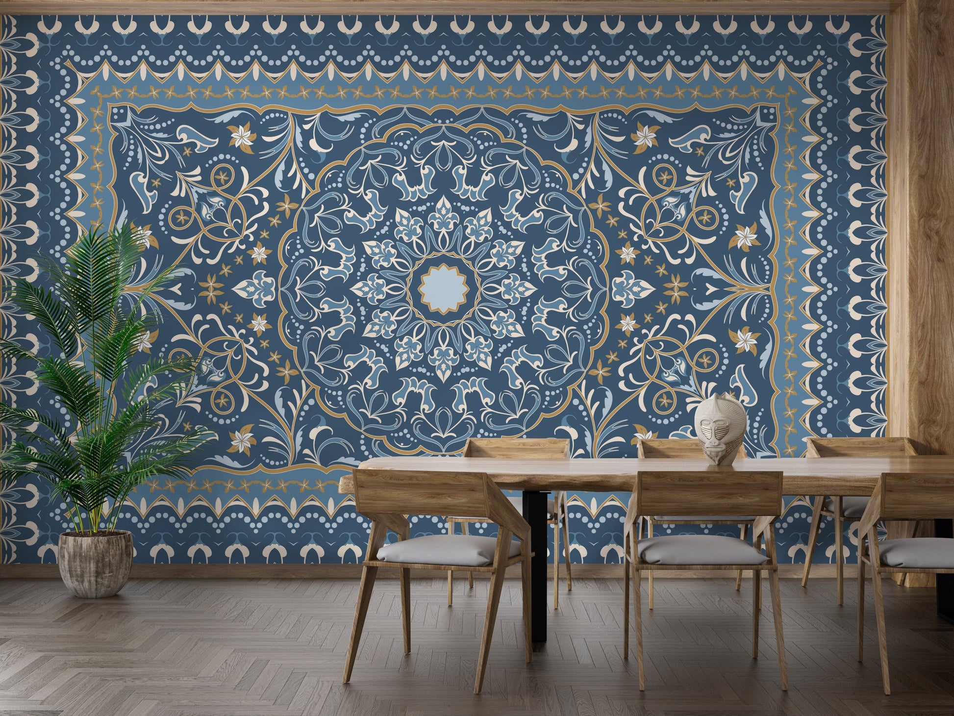 Persian Carpet Wallpaper Mural - Giffywalls
