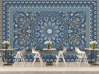 Elegant Persian carpet wallpaper mural design