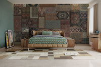 Patchwork design with oriental flair


