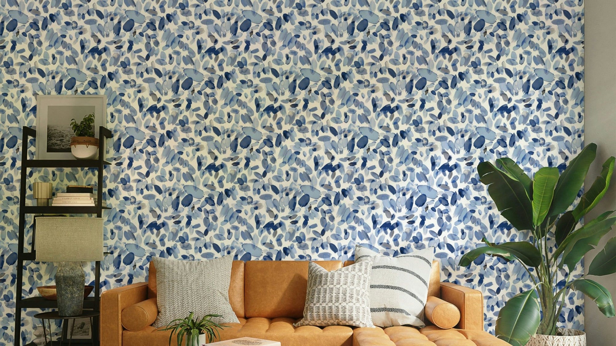 Petal Watercolor Stains Abstract Wallpaper, GD987