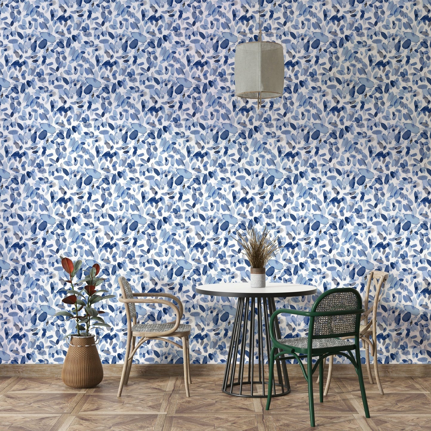 Artistic petal design wallpaper mural

