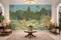Pichwai Palms Wall Mural
