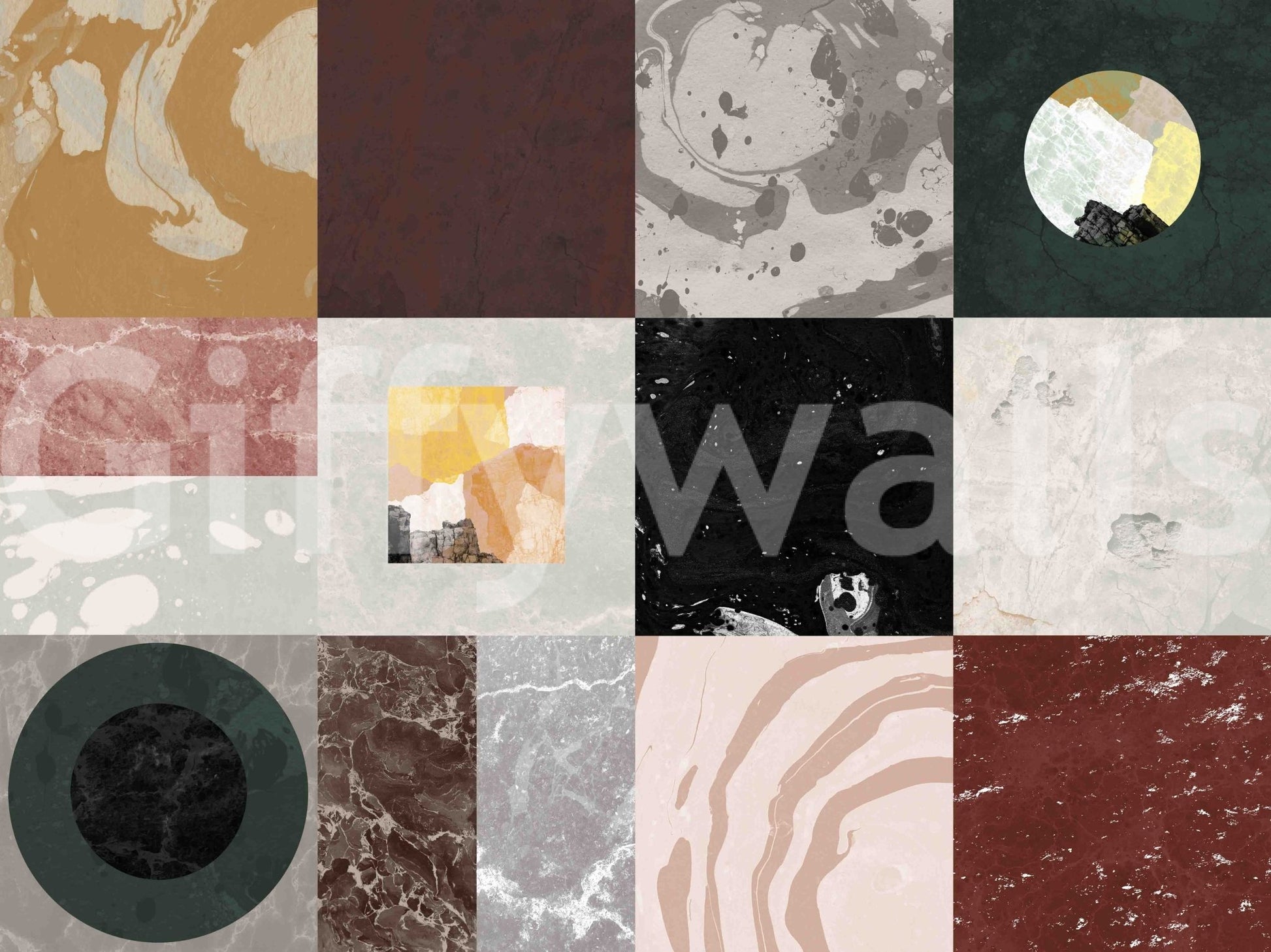 Pietra2 Rework Wallpaper in a refined urban loft

