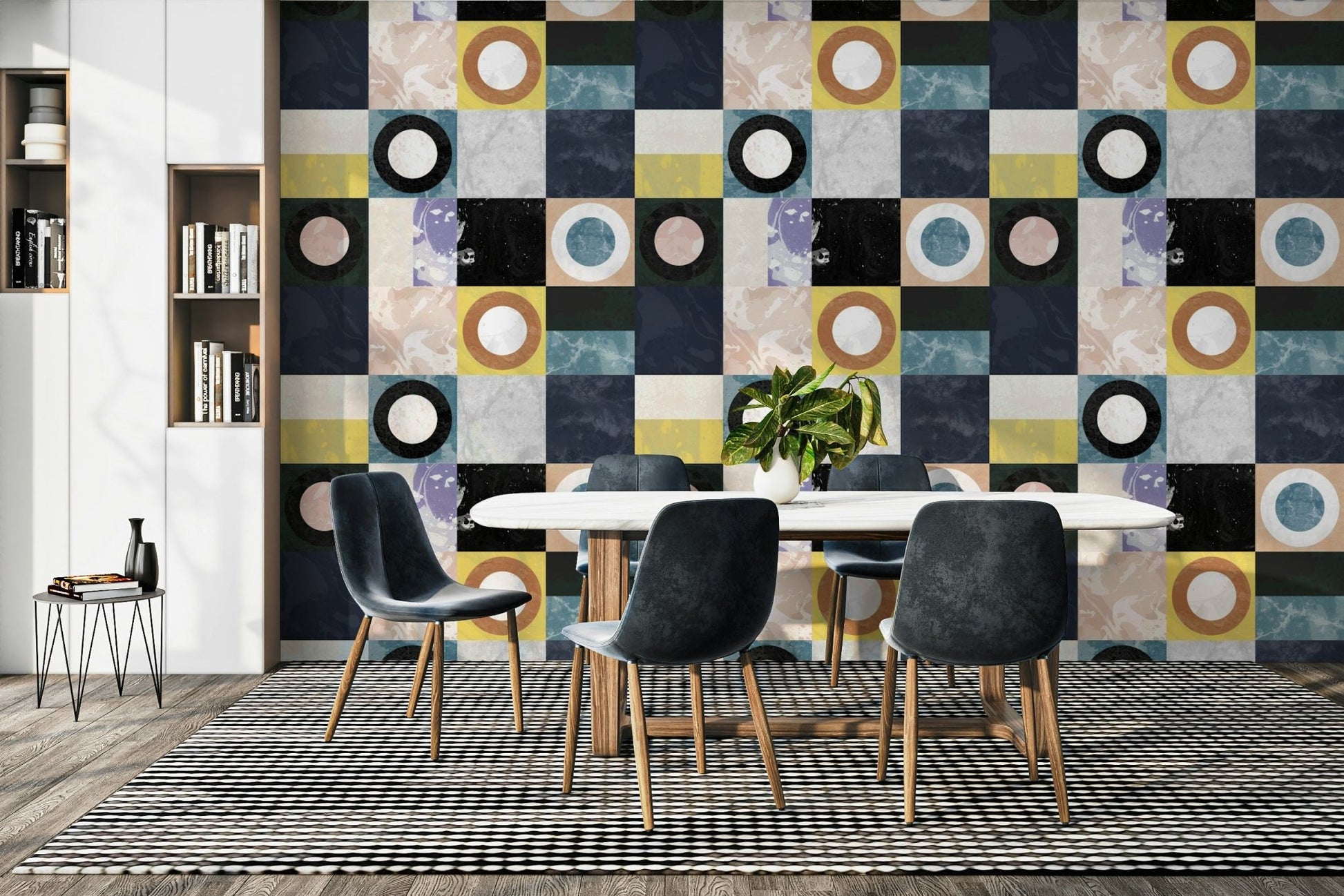 Pietra3 Wallpaper as a textured feature wall

