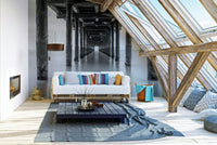 Tunnel effect pier wallpaper
