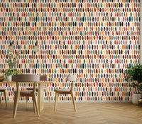 Pills Copper Scandi Brown Wallpaper⁠