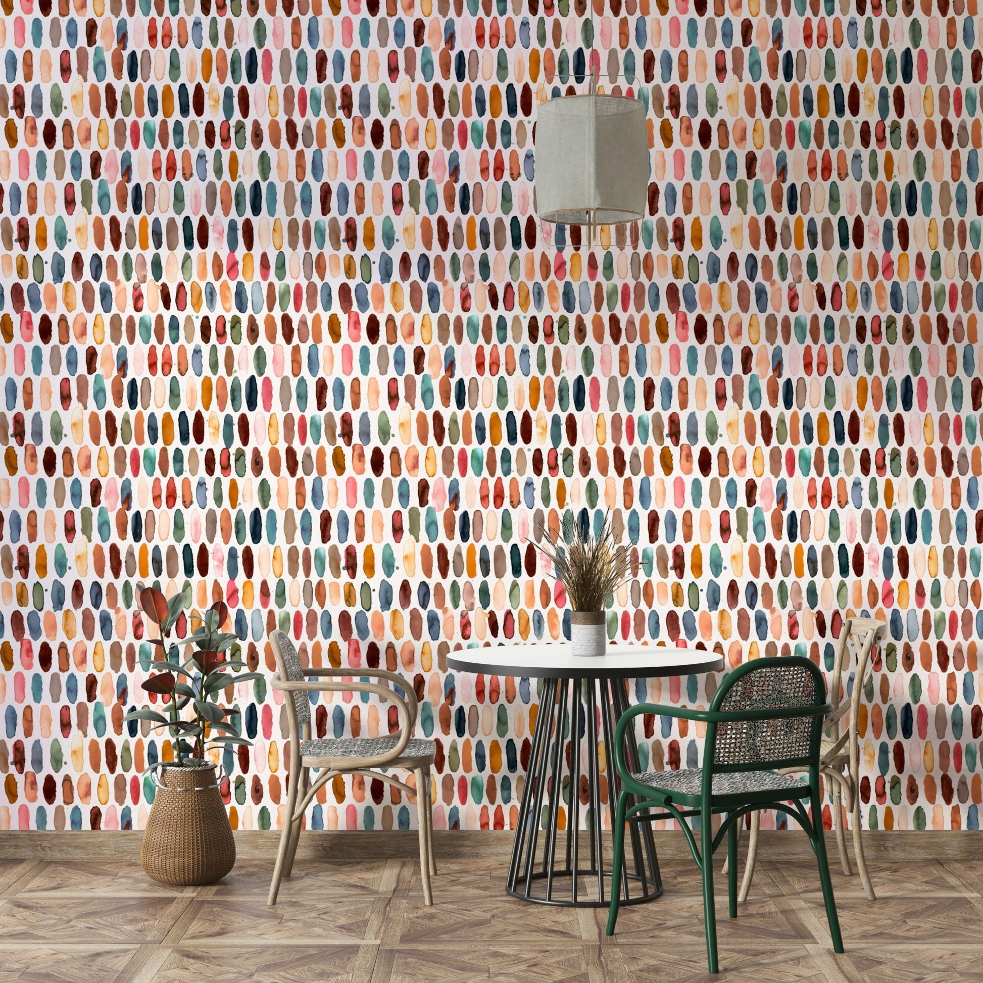 Pills Copper Scandi Brown Wallpaper⁠