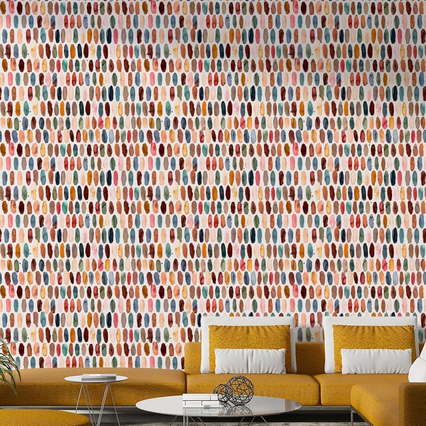 Pills Copper Scandi Brown Wallpaper⁠