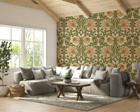 Vintage style Pimpernel wallpaper by William Morris 12

