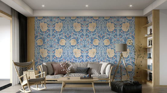 Elegant wall with Pimpernel by William Morris 13 wallpaper, GD1318