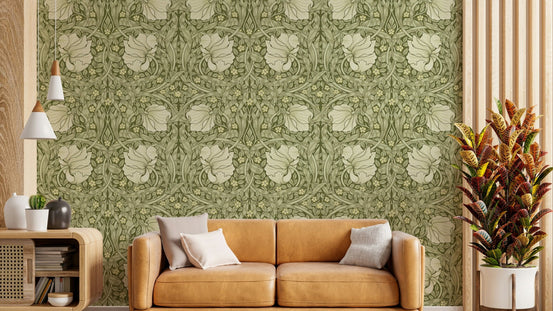 Pimpernel by William Morris 14 wallpaper floral design, GD1319