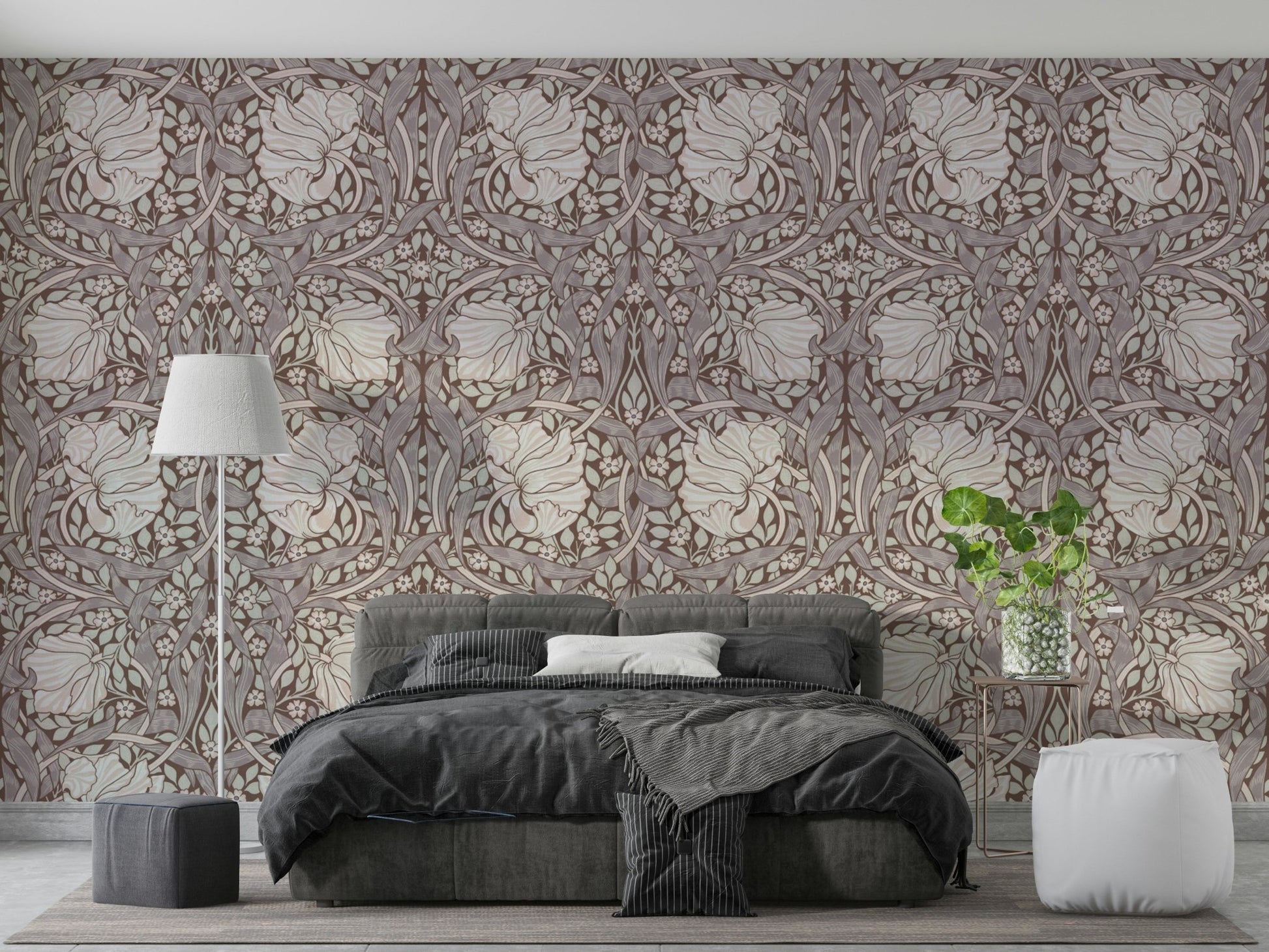 Pimpernel wallpaper showcasing intricate leaf patterns

