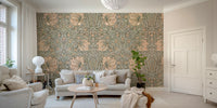 Floral motif wallpaper from Pimpernel by William Morris

