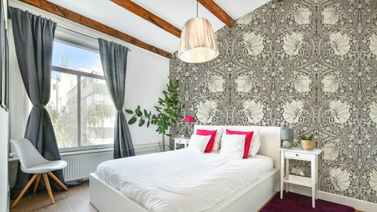 Pimpernel by William Morris wallpaper with floral design

