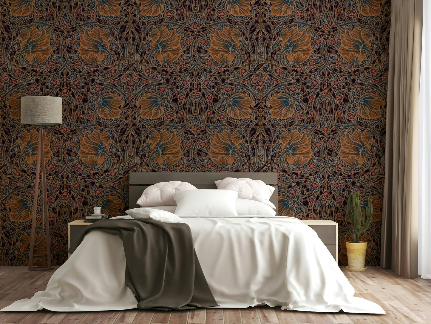 Classic botanical design on Pimpernel 3 wallpaper

