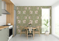 Classic botanical wallpaper Pimpernel 5 by William Morris