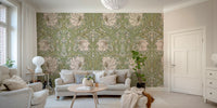 Botanical wallpaper pattern Pimpernel 5 by William Morris