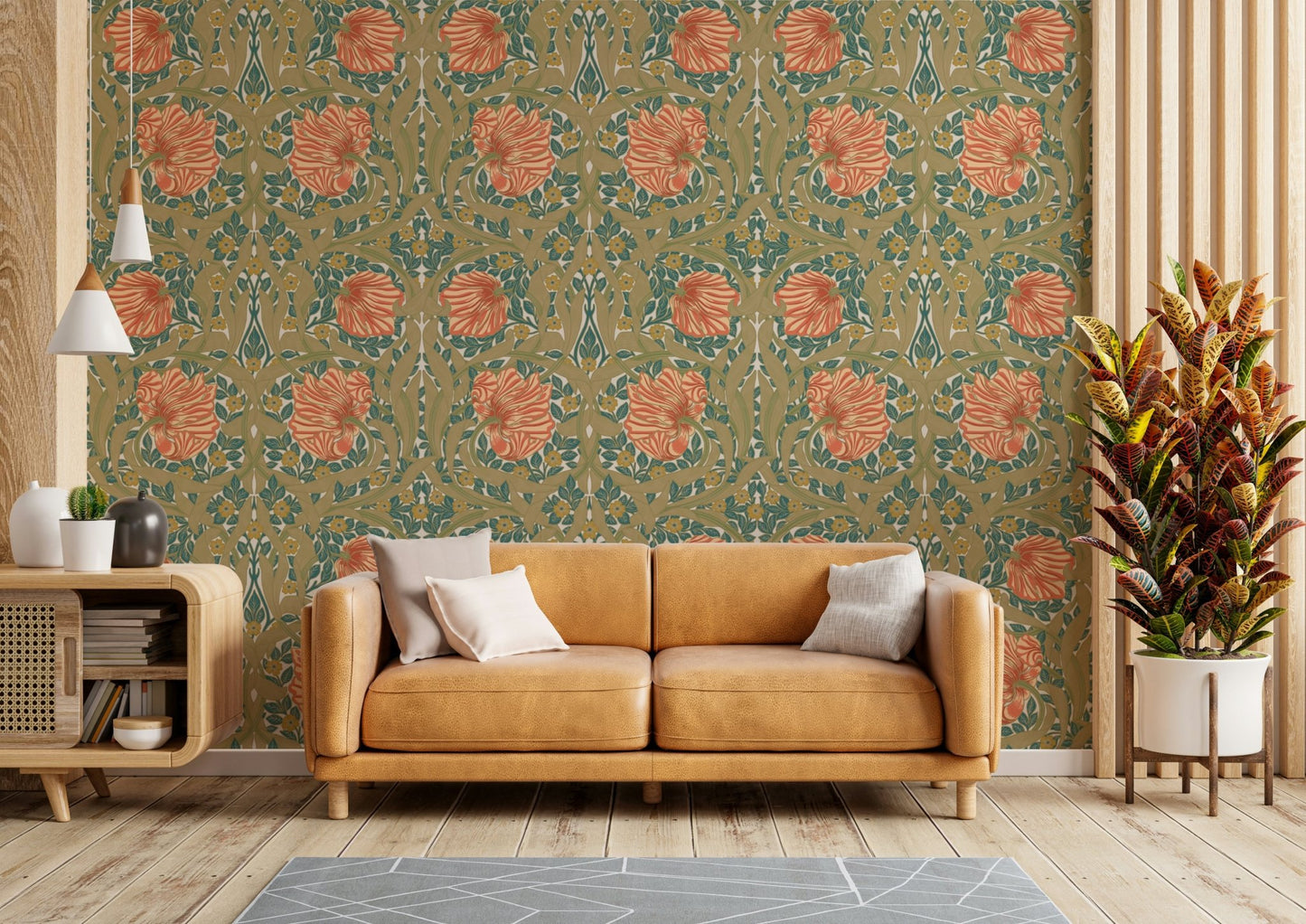 Decorative Pimpernel 6 wallpaper with classic design