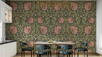 Classic Pimpernel 7 wallpaper by William Morris close-up, GD1313