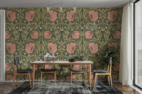 Decorative floral wallpaper Pimpernel 7 by William Morris, GD1313
