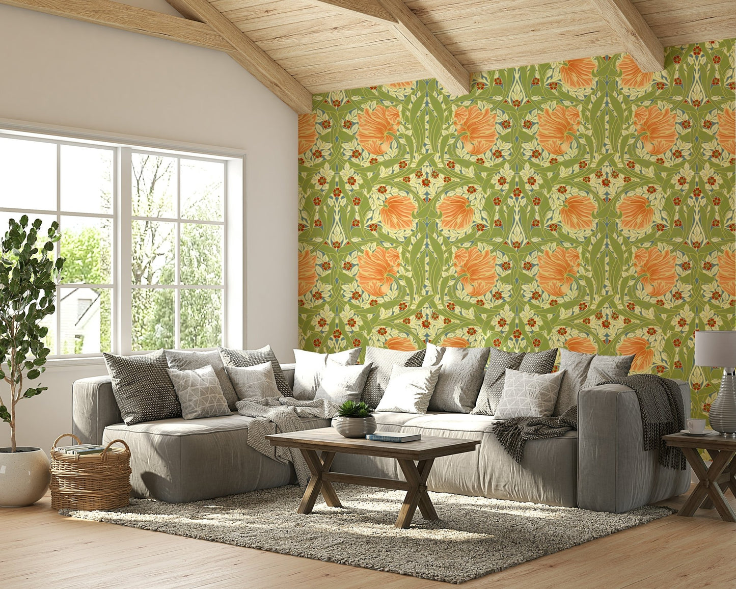 Elegant floral design on Pimpernel 11 wallpaper

