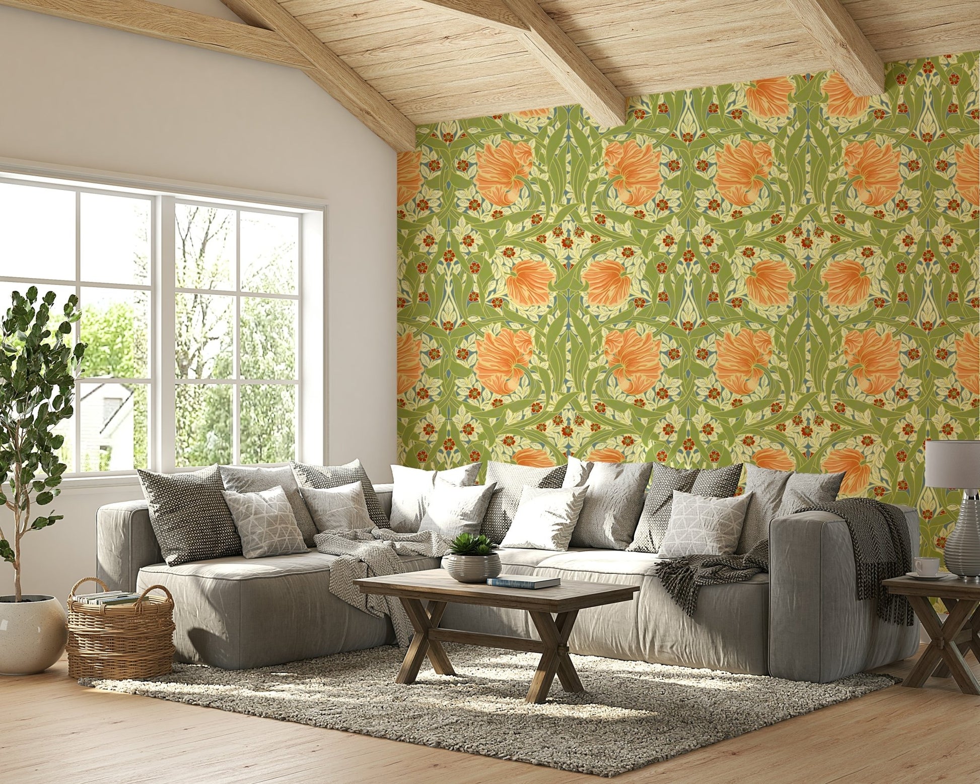 Elegant floral design on Pimpernel 11 wallpaper

