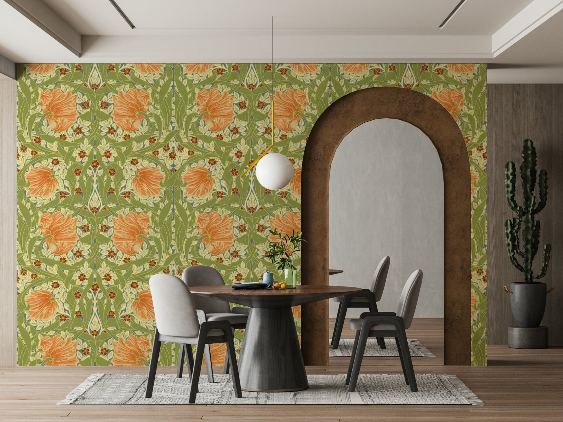 Timeless botanical art on Pimpernel 11 wallpaper

