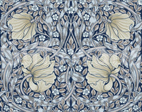 Decorative Pimpernel wallpaper pattern by William Morris

