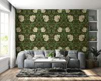 Classic floral wallpaper by William Morris – Pimpernel design

