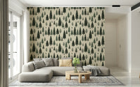 An artistic nature inspired mural for home decor.
