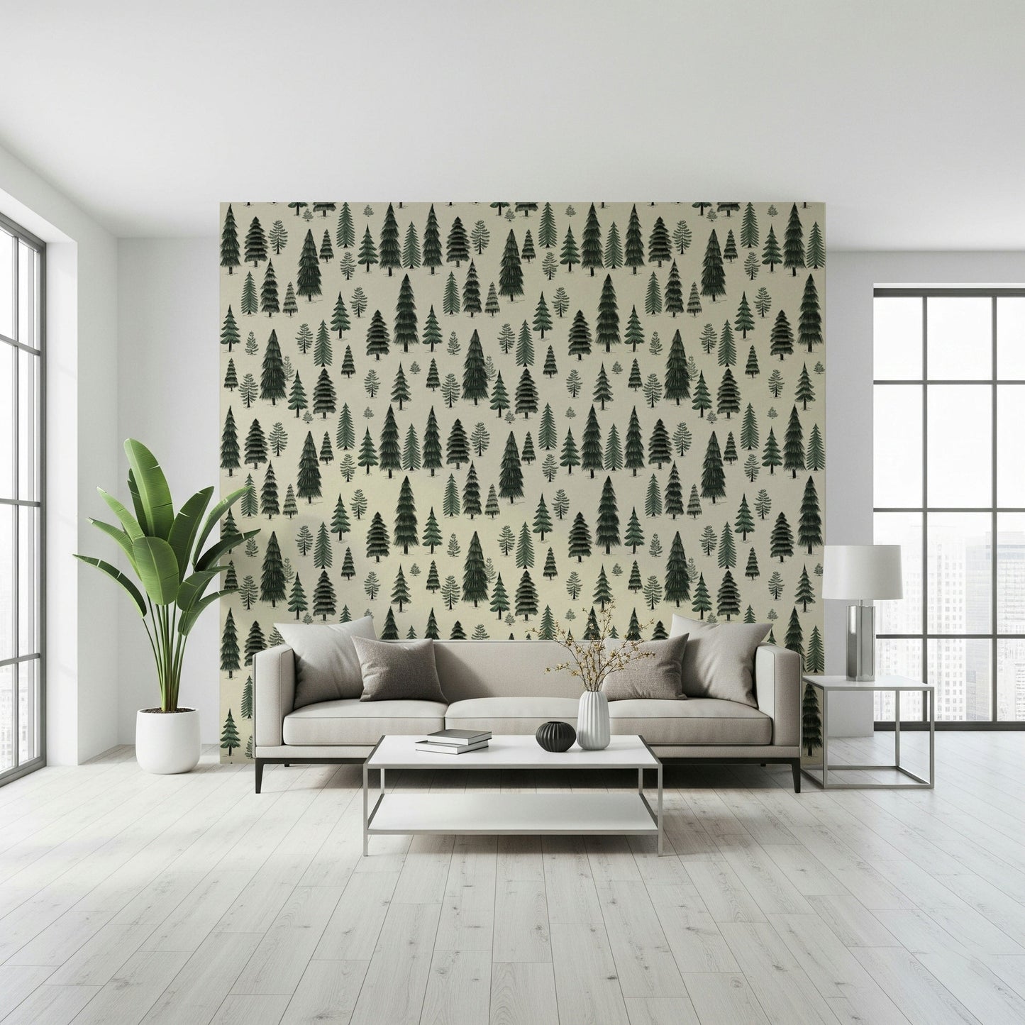 A classic natural theme wallpaper for walls.