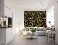 Exotic pineapple wallpaper for a lively and fresh look.

