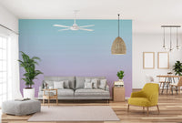Pink and blue gradient wallpaper mural for rooms
