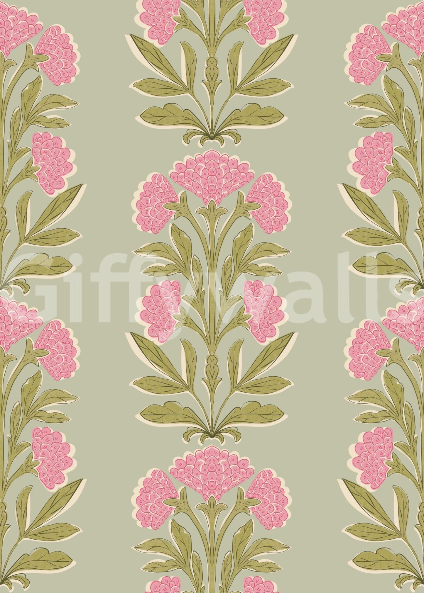 The design is non-realistic and interpretive.

