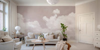 Pink Clouds Wall Mural - Giffywalls, C133