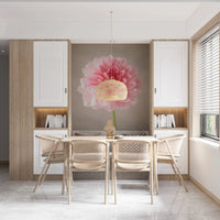 Elegant floral wall mural with Pink Dahlia bloom focus, GD8768