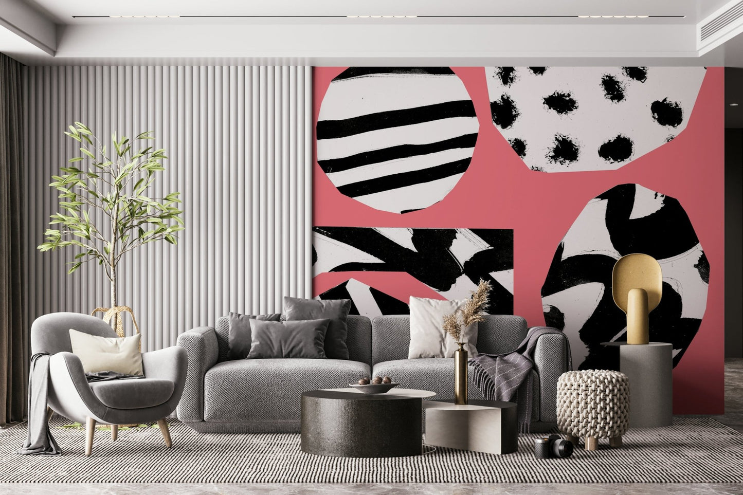 A serene exotic bird wall mural for your decor.