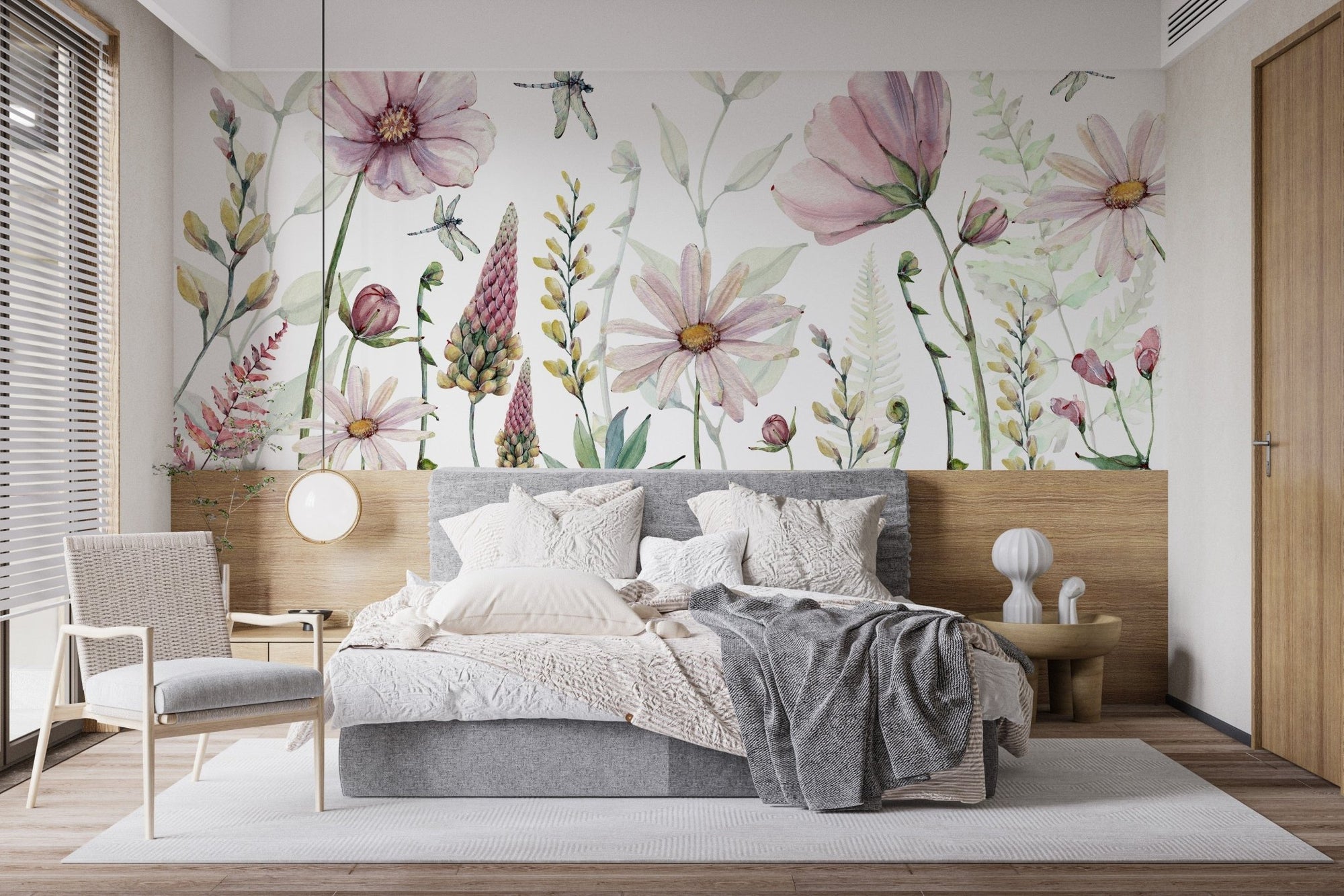 Fabulous Flowers wallpaper SRED11