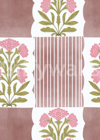 The design is non-realistic and interpretive.

