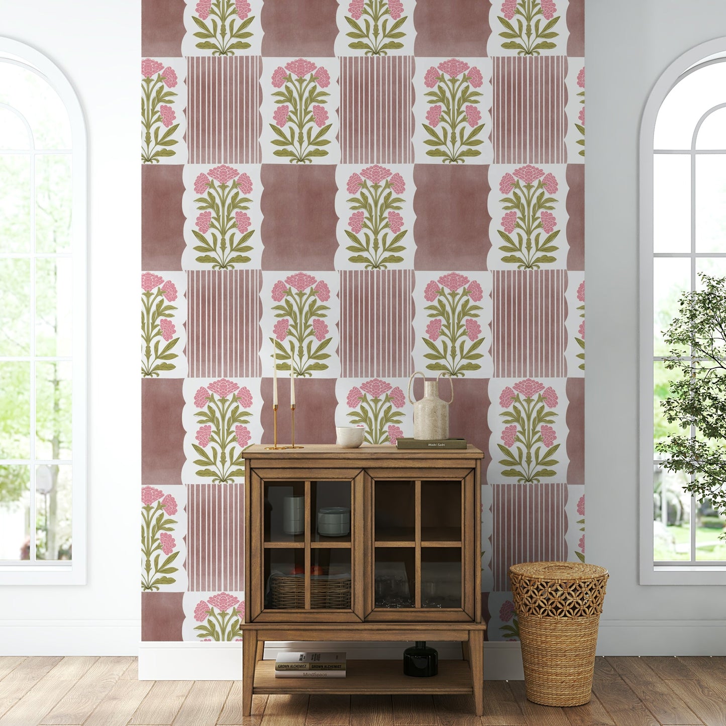 The feeling is one of fresh elegance.

