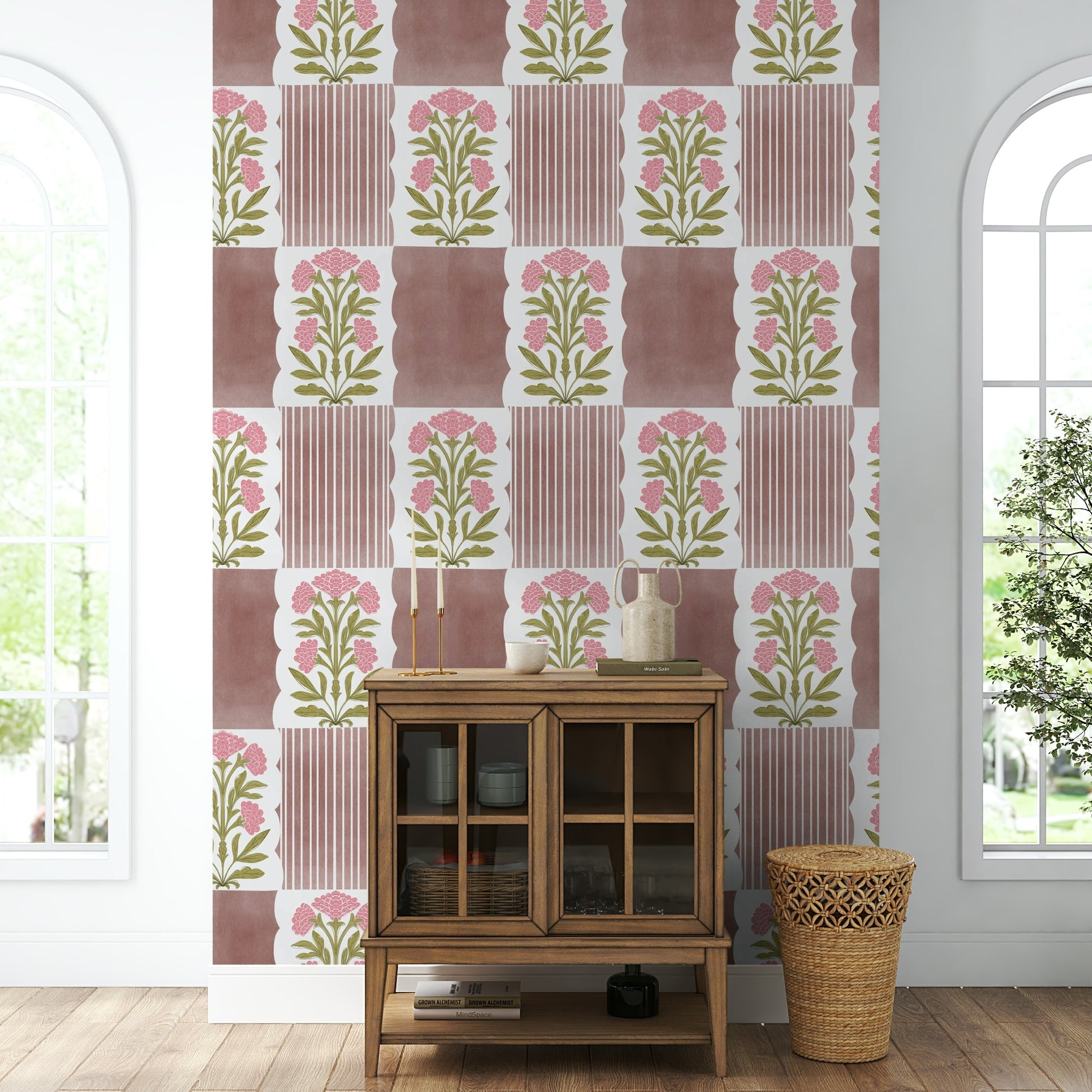 The feeling is one of fresh elegance.

