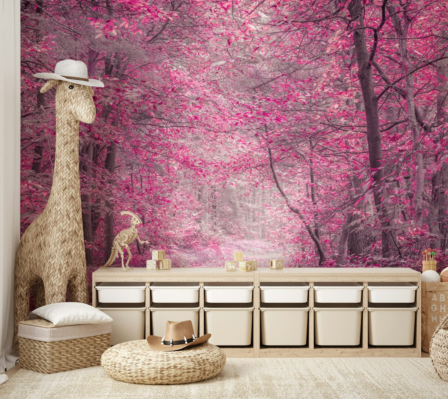 The design feels whimsical and peaceful.

