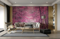 The colors are shades of pink, purple, and gray.

