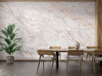 Pink Gold Marble Metallic Wallpaper Mural - Giffywalls A653