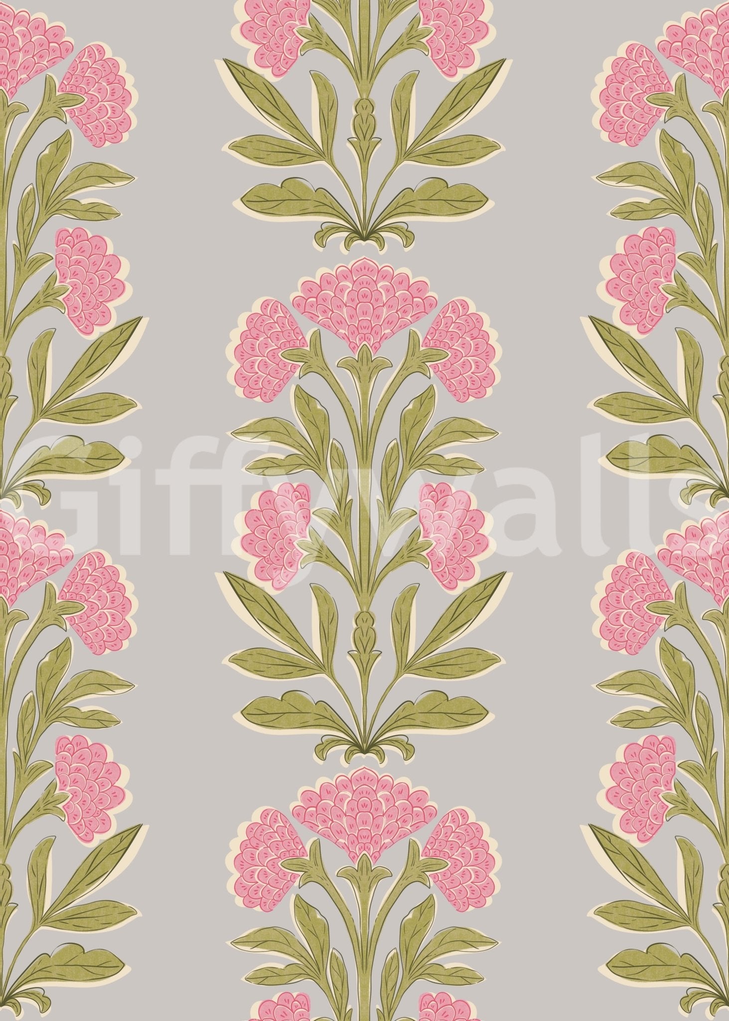 The design is non-realistic and interpretive.

