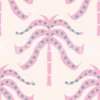 The design is non-realistic and interpretive.

