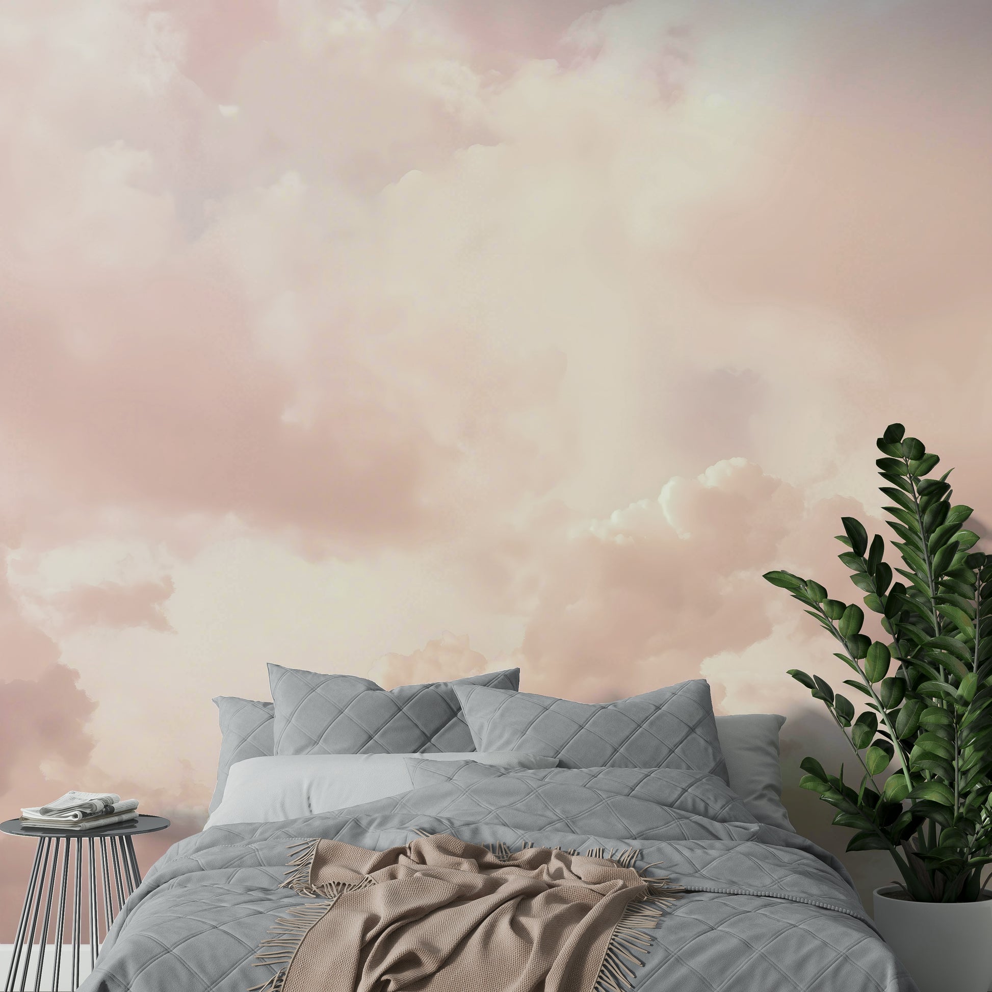 The design feels peaceful and dreamy.

