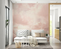 The colors are gentle and soft, with a pastel, pink and neutral palette.

