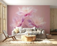 Pink Petal Dreams floral wallpaper design, GD2396